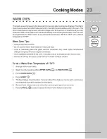 Preview for 23 page of Electrolux E30EW8CGPS7 Use & Care Manual