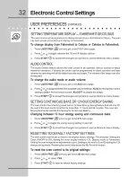 Preview for 32 page of Electrolux E30EW8CGPS7 Use & Care Manual