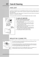 Preview for 40 page of Electrolux E30EW8CGPS7 Use & Care Manual