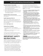 Preview for 3 page of Electrolux E30GC74GPS2 Installation Instructions Manual