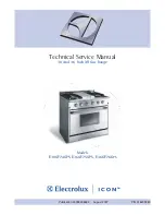 Electrolux E30GF74GPS - 30" Pro-Style Gas Range Technical & Service Manual preview