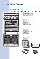 Предварительный просмотр 10 страницы Electrolux E30GF74HPS - Icon - 30" Professional Series Gas Range Use And Care Manual