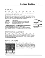 Preview for 11 page of Electrolux E30GF74HPS2 Use & Care Manual