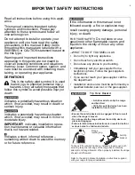 Preview for 3 page of Electrolux E30GF74TPSA Use And Care Manual