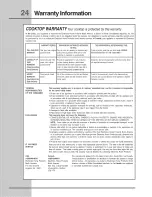 Preview for 24 page of Electrolux E30IC75FSS1 Use & Care Manual