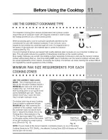 Предварительный просмотр 11 страницы Electrolux E30IC75FSS5 Use & Care Manual