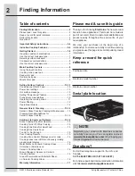 Preview for 2 page of Electrolux E30IC80QSS Use And Care Manual