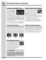 Preview for 10 page of Electrolux E30IC80QSS Use And Care Manual