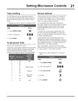 Preview for 21 page of Electrolux E30MC75JPS3 Use & Care Manual