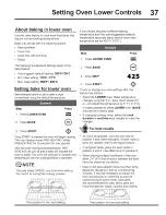 Preview for 37 page of Electrolux E30MC75JPS3 Use & Care Manual