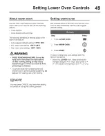 Preview for 49 page of Electrolux E30MC75JPS3 Use & Care Manual