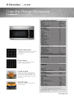 Preview for 1 page of Electrolux E30MH65GPS - Icon - Microwave General Installation Manuallines