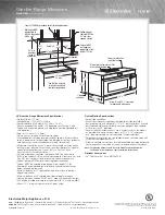 Preview for 2 page of Electrolux E30MH65GPS - Icon - Microwave General Installation Manuallines