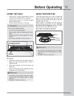 Предварительный просмотр 11 страницы Electrolux E30MH65GPS - Icon - Microwave Use & Care Manual