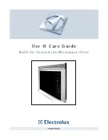 Preview for 1 page of Electrolux E30MO65GSS - 1.5 cu. Ft. Microwave Oven Use & Care Manual