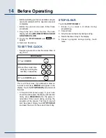 Preview for 14 page of Electrolux E30MO65GSS - 1.5 cu. Ft. Microwave Oven Use & Care Manual