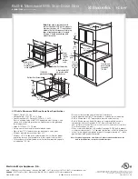 Предварительный просмотр 2 страницы Electrolux E30MO75HPS - 1.5 cu. Ft. Drop-Down Door Microwave Specification Sheet