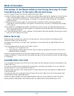 Preview for 6 page of Electrolux E30MO75HPS - 1.5 cu. Ft. Drop-Down Door Microwave Technical & Service Manual