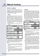Preview for 16 page of Electrolux E30SO75FPS - 30" Wall Oven Use & Care Manual