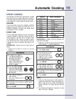 Preview for 19 page of Electrolux E30SO75FPS - 30" Wall Oven Use & Care Manual