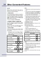 Preview for 34 page of Electrolux E30SO75FPS - 30" Wall Oven Use & Care Manual