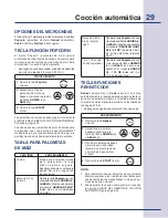 Preview for 69 page of Electrolux E30SO75FPS - 30" Wall Oven Use & Care Manual