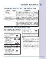 Preview for 71 page of Electrolux E30SO75FPS - 30" Wall Oven Use & Care Manual