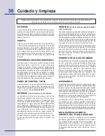 Preview for 76 page of Electrolux E30SO75FPS - 30" Wall Oven Use & Care Manual