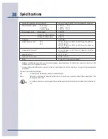 Preview for 118 page of Electrolux E30SO75FPS - 30" Wall Oven Use & Care Manual