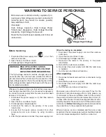 Предварительный просмотр 3 страницы Electrolux E30SO75FPSA Service Manual