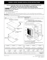 Preview for 1 page of Electrolux E30WD75GTT2 Installation Instructions Manual