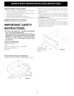 Preview for 2 page of Electrolux E30WD75GTT2 Installation Instructions Manual