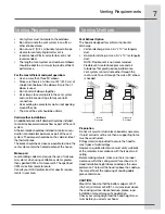 Preview for 7 page of Electrolux E30WV60PPS Installation, Use & Care Manual