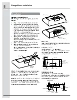 Preview for 8 page of Electrolux E30WV60PPS Installation, Use & Care Manual