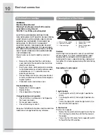 Preview for 10 page of Electrolux E30WV60PPS Installation, Use & Care Manual