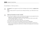 Preview for 36 page of Electrolux E3101-5 User Manual