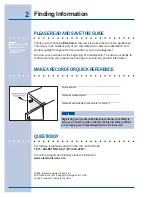 Preview for 2 page of Electrolux E32AF75FPS - Icon - Refrigerator Use & Care Manual