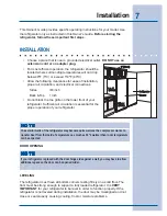 Preview for 7 page of Electrolux E32AF75FPS - Icon - Refrigerator Use & Care Manual