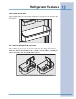 Preview for 13 page of Electrolux E32AF75FPS - Icon - Refrigerator Use & Care Manual