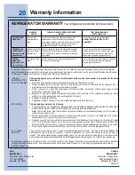 Preview for 20 page of Electrolux E32AF75FPS - Icon - Refrigerator Use & Care Manual