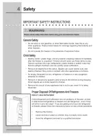 Preview for 4 page of Electrolux E32AF75GTT - Icon - Refrigerator Use & Care Manual