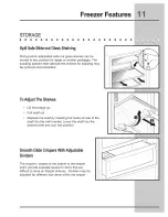 Preview for 11 page of Electrolux E32AF75GTT - Icon - Refrigerator Use & Care Manual