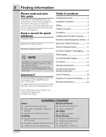 Preview for 2 page of Electrolux E32AF85PQSA Use & Care Manual