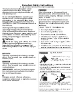 Preview for 3 page of Electrolux E36DF76TPS Use And Care Manual