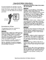 Preview for 5 page of Electrolux E36DF76TPS Use And Care Manual