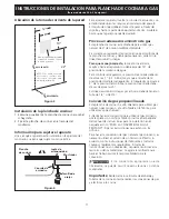 Предварительный просмотр 11 страницы Electrolux E36GC70FSS - Icon 36 Inch Drop-In Gas Cooktop Installation Instructions Manual