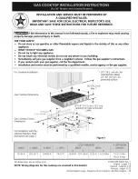 Electrolux E36GC75E - Icon Cooktops Installation Instructions Manual preview