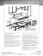 Preview for 2 page of Electrolux E36GC75GSS - Icon 36 Inch Slide-In Gas Cooktop Specification Sheet