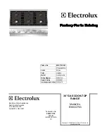 Electrolux E36GC75GSS1 Factory Parts Catalog preview