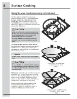 Предварительный просмотр 8 страницы Electrolux E36GC76PPS Use And Care Manual